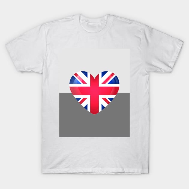 Union Jack Love T-Shirt by She Gets Creative